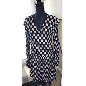 SOLITO VALERIE FRILL RUFFLE DRESS SIZE SMALL